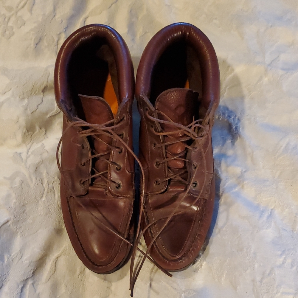Timberland Women's Dark Brown Leather Boots, Size 9.5